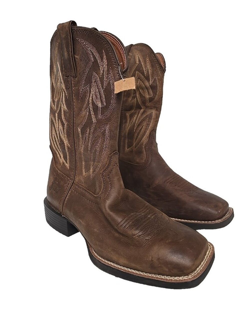 Justin Men's Canter Square Toe Boots SE7510 Dusky Brown Size 9EE
